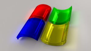 windows, microsoft, logo, computer, 3d wallpapers, internet, window, glass, colorful, multicoloured, reflection, red, green, blue, yellow, wallpaper, background, blender, 3d